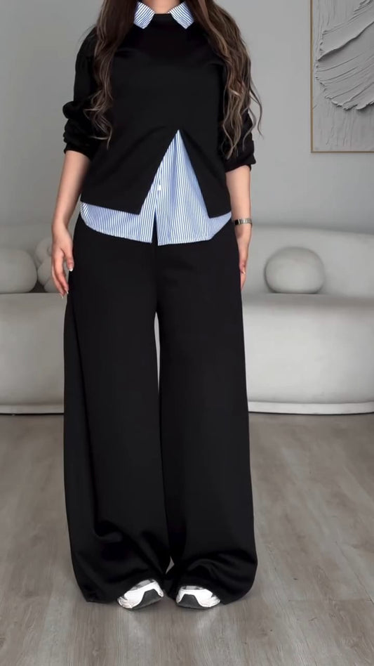 Ensemble Pantalon Large